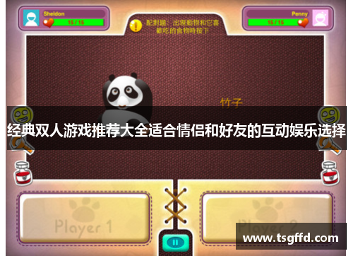 经典双人游戏推荐大全适合情侣和好友的互动娱乐选择